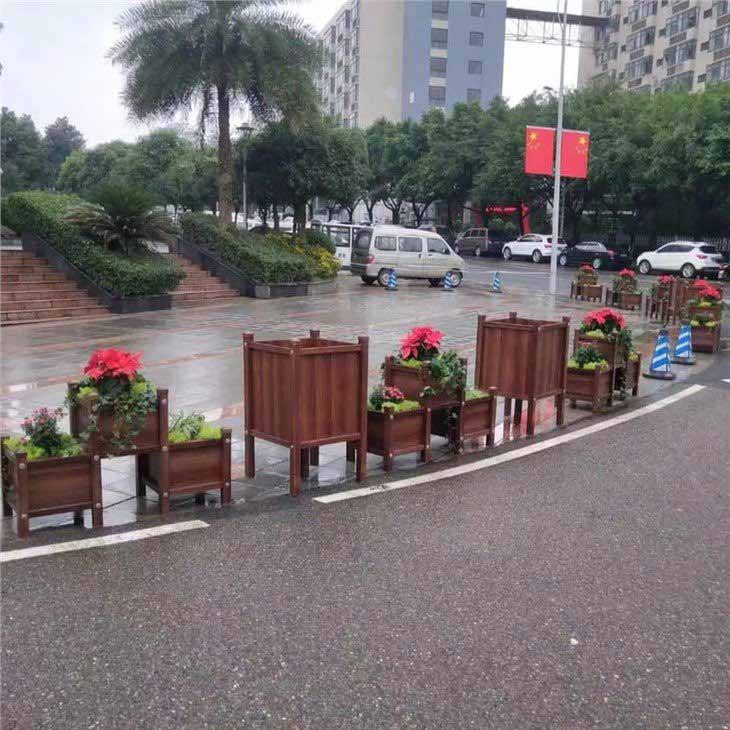 FRP GRP plant box  flower pots